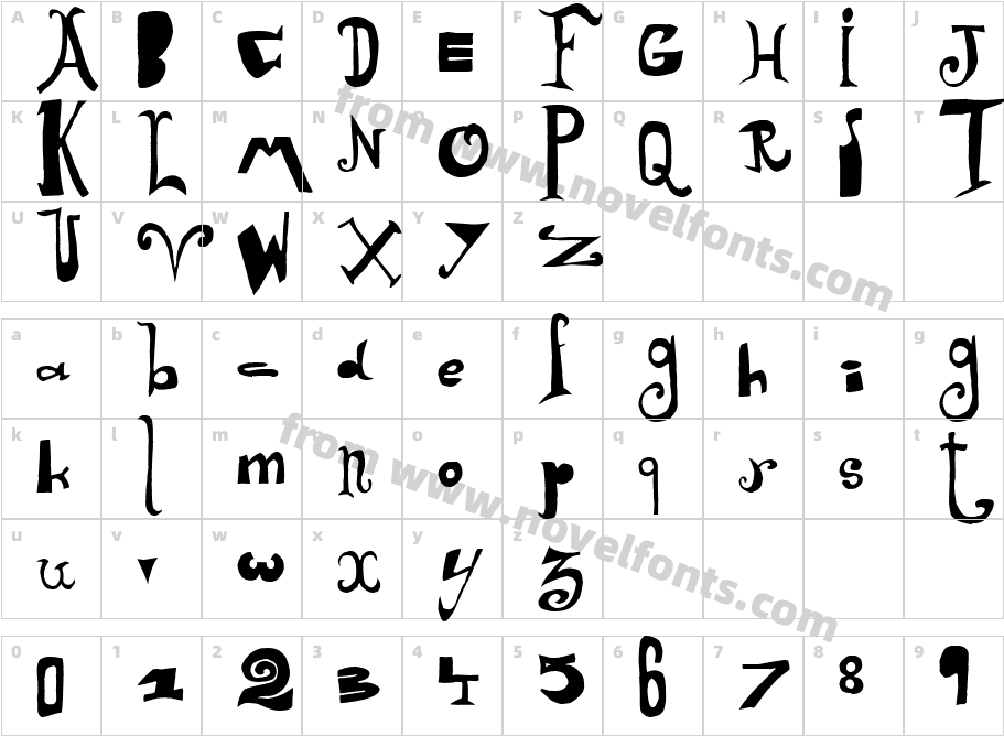 ArlequinCharacter Map