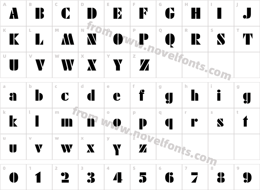 Army Black Regular SwfteCharacter Map