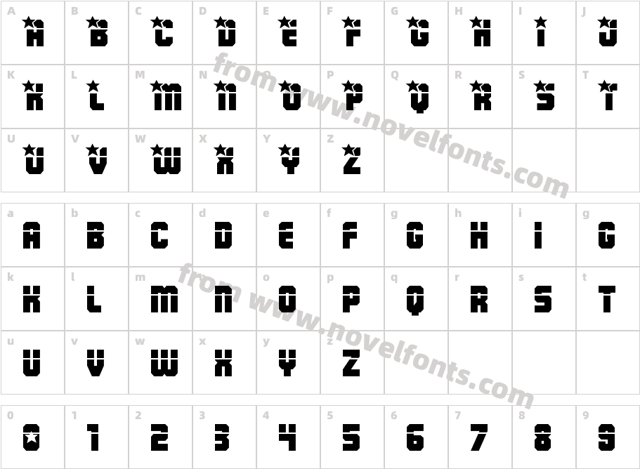 Army Rangers Laser RegularCharacter Map