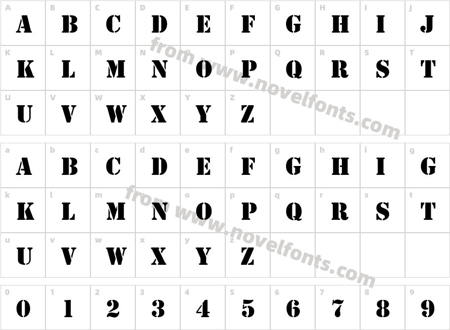 ArmyCharacter Map