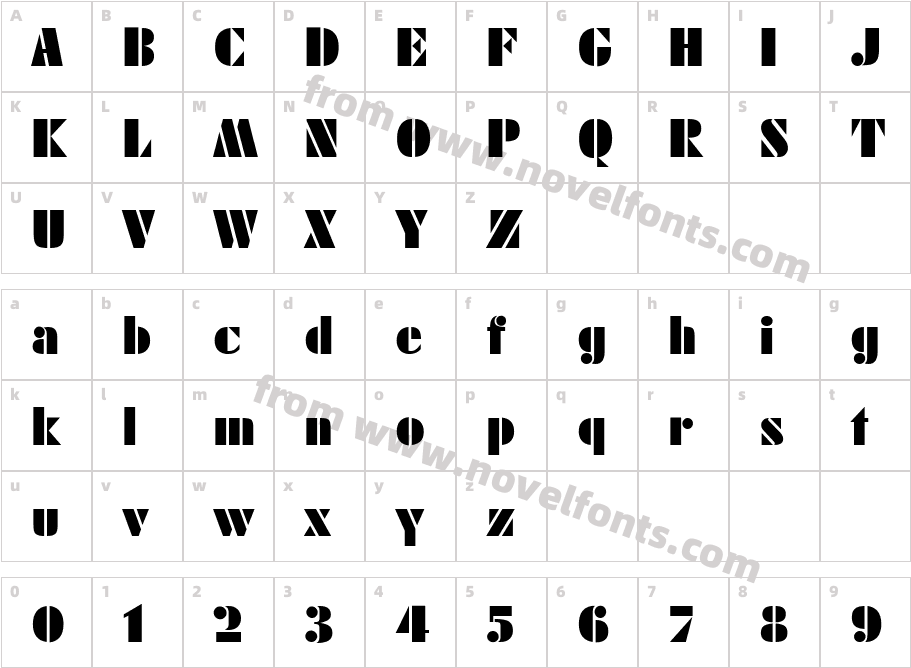 ArmySWFTECharacter Map