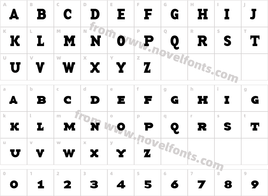 BaseTwSerifSmallCaps BoldCharacter Map