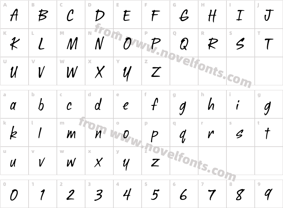 AspireCharacter Map