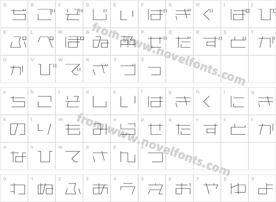 Astra Hfsb07 LightOCharacter Map