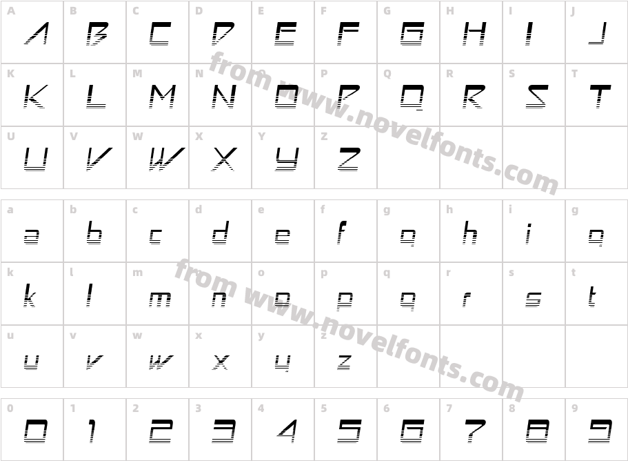 Astron Boy Video RegularCharacter Map