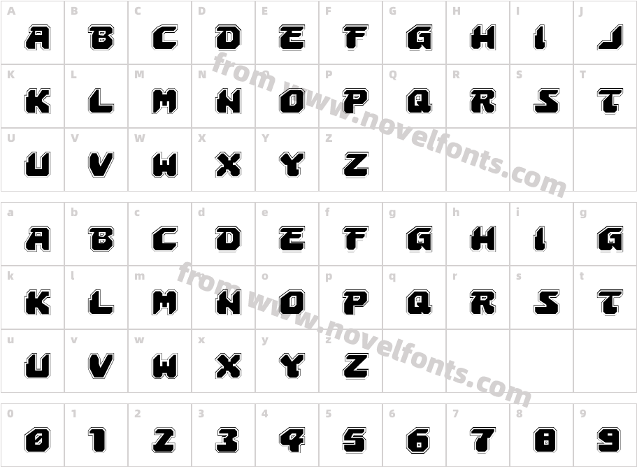 Astropolis AcademyCharacter Map