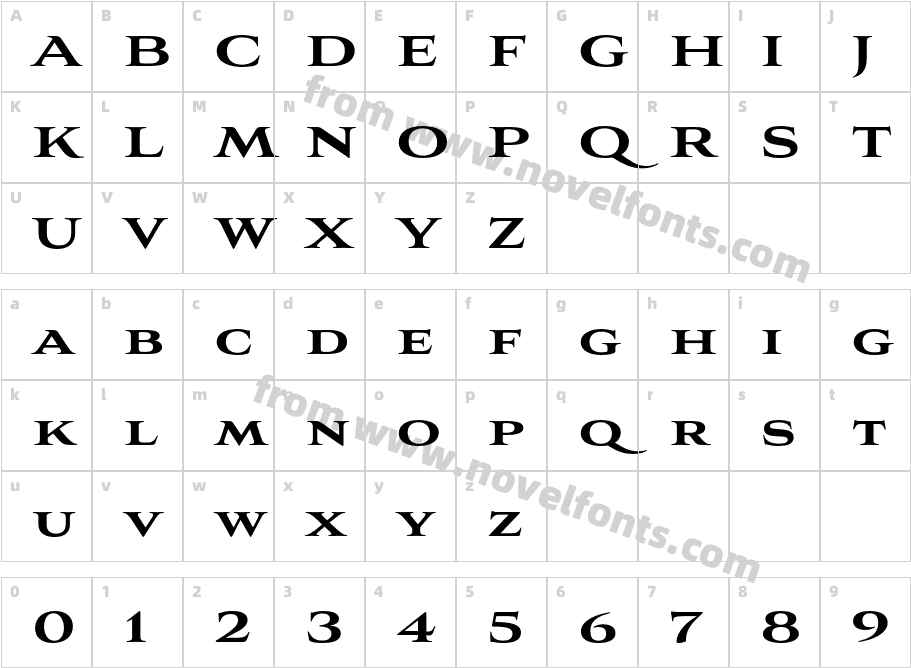 Aviano BlackCharacter Map