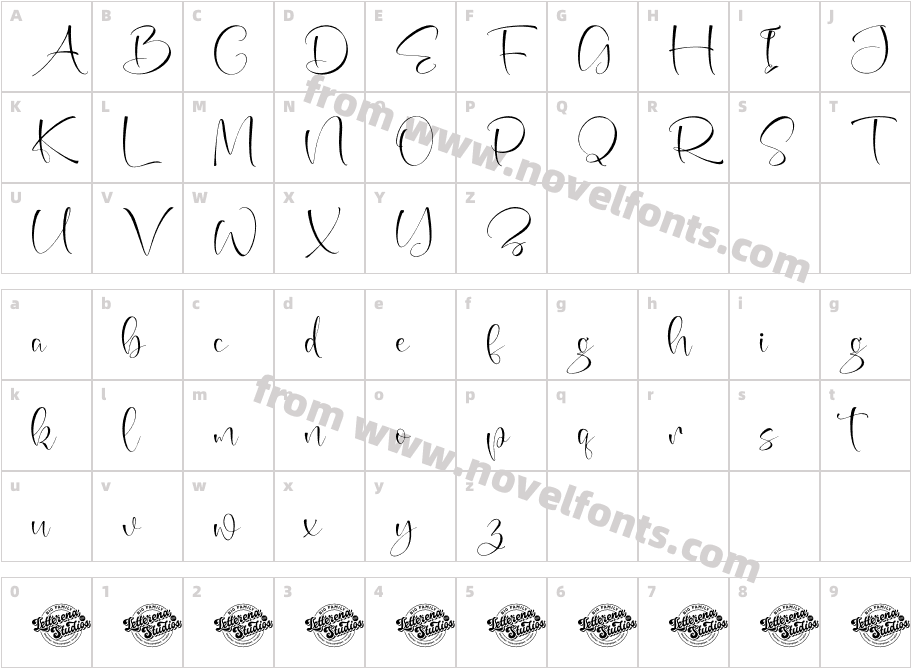 Azalea Sageretia DEMO VERSIONCharacter Map