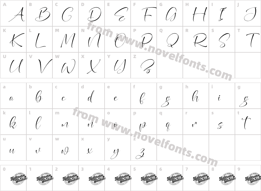 Azalea Sageretia Italic DEMO VE ItalicCharacter Map