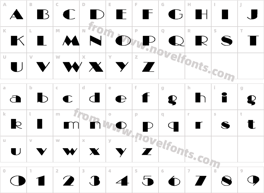 BIGCITY Normal ExtendedCharacter Map