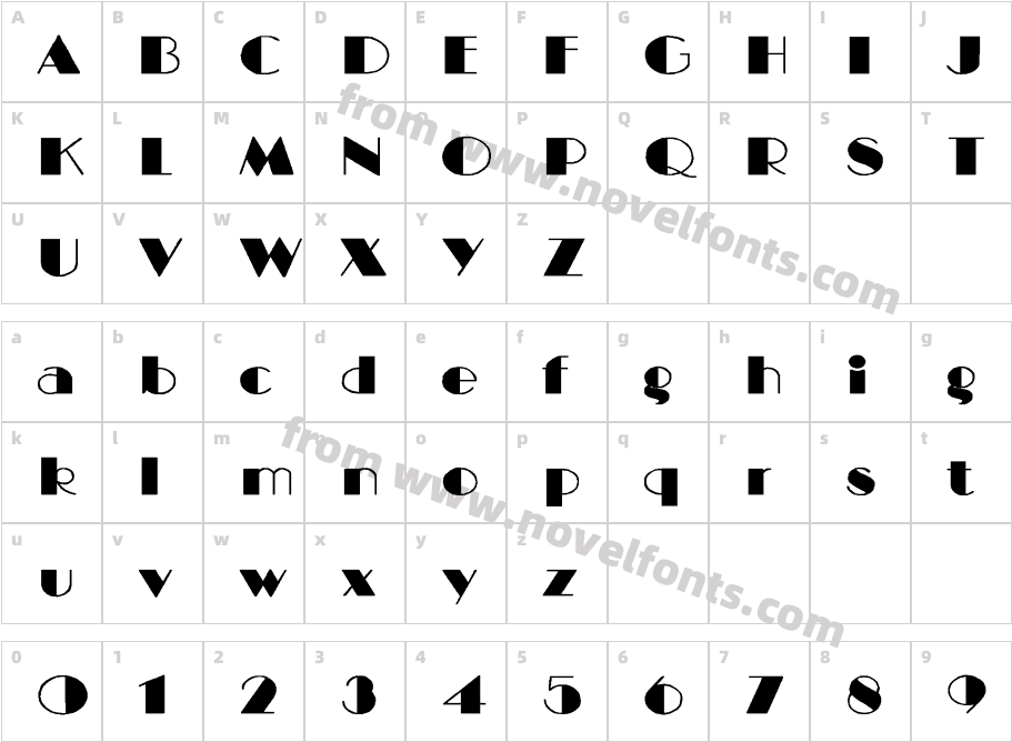 BIGCITY Normal WideCharacter Map