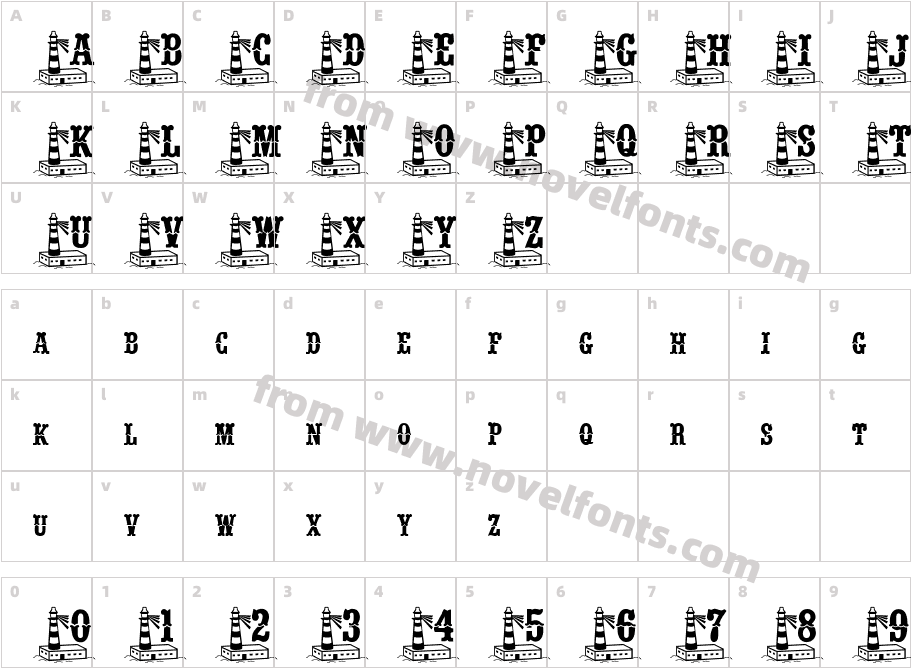 BJF Beacon of LightCharacter Map