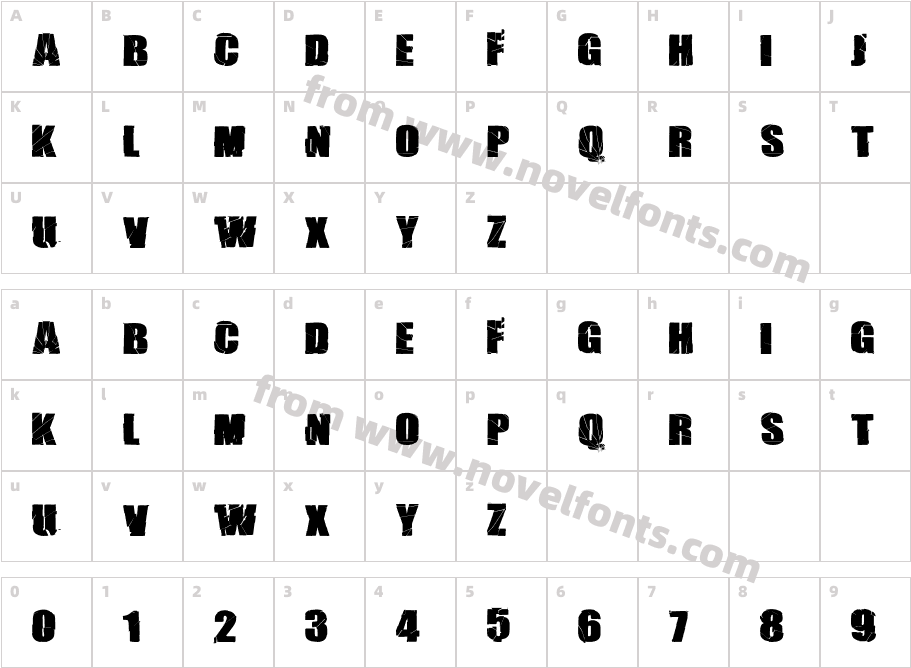 BREAK ITCharacter Map