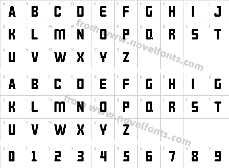 BROKERENCharacter Map