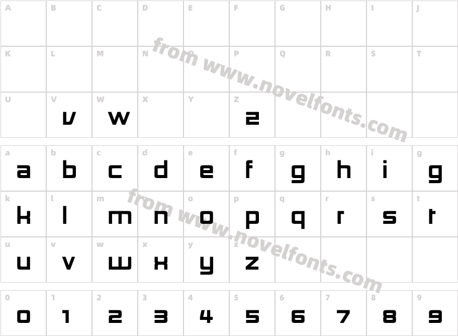 Ballmer Archi TypeCharacter Map