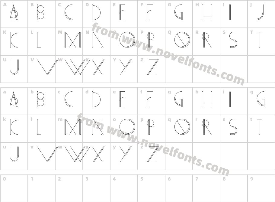 Bamq RegularCharacter Map