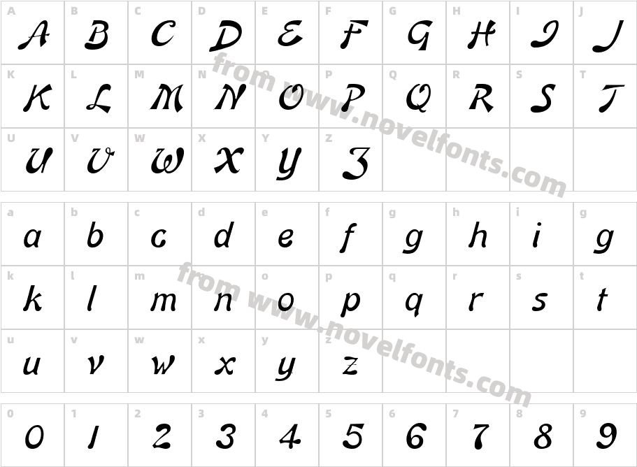 Banner Lite NormalCharacter Map