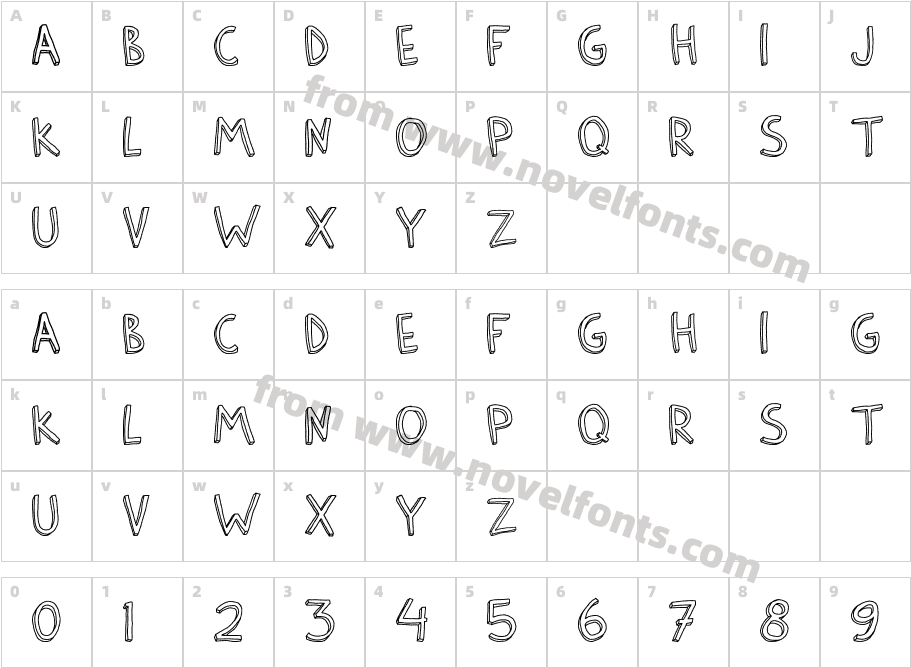 Barlow by Thunderpanda ver 01Character Map