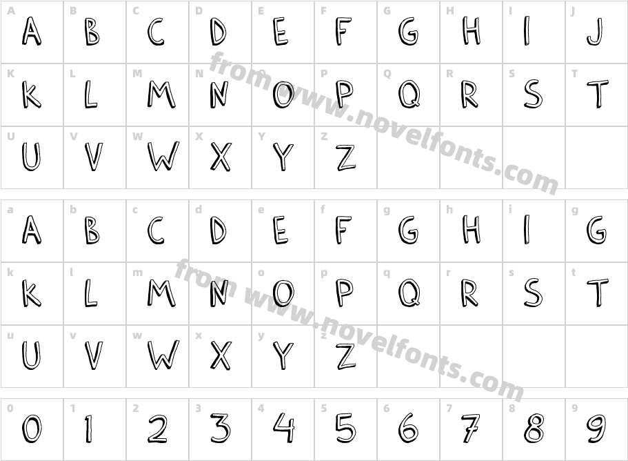 Barlow by Thunderpanda ver 02Character Map