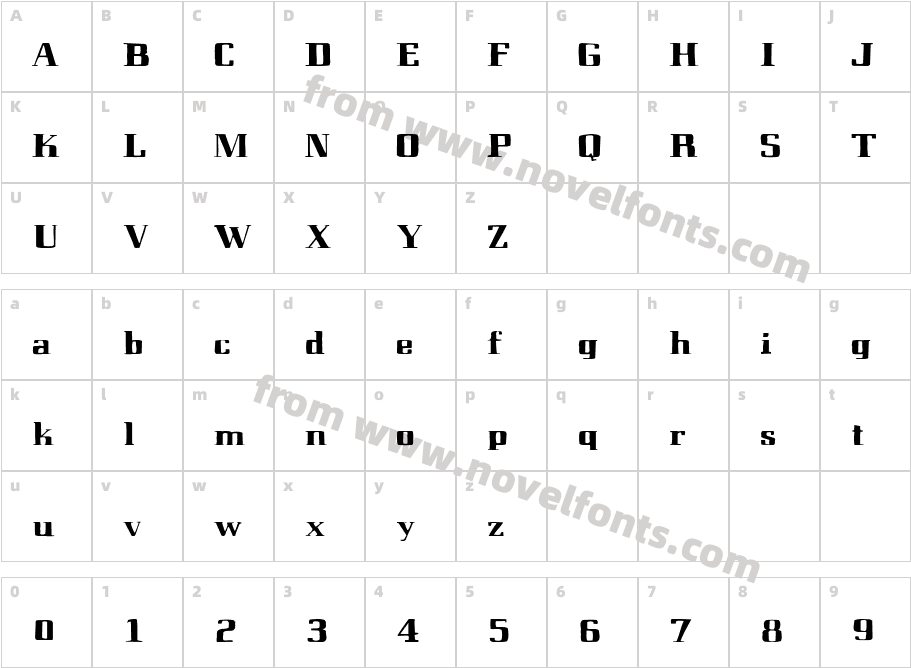 BastardCharacter Map