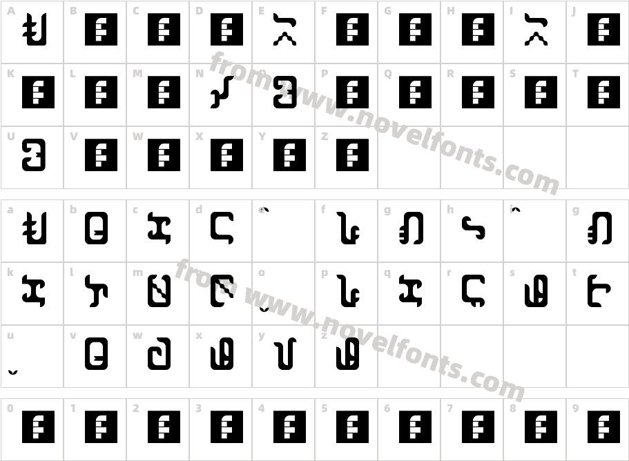 Baybayin Seryoso RegularCharacter Map