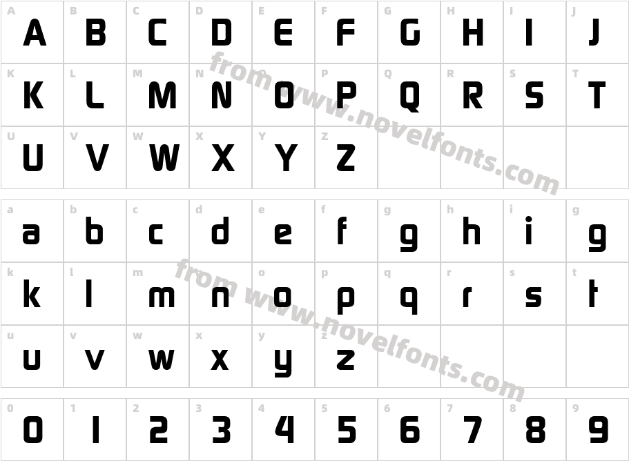 BazoukS Si BoldCharacter Map