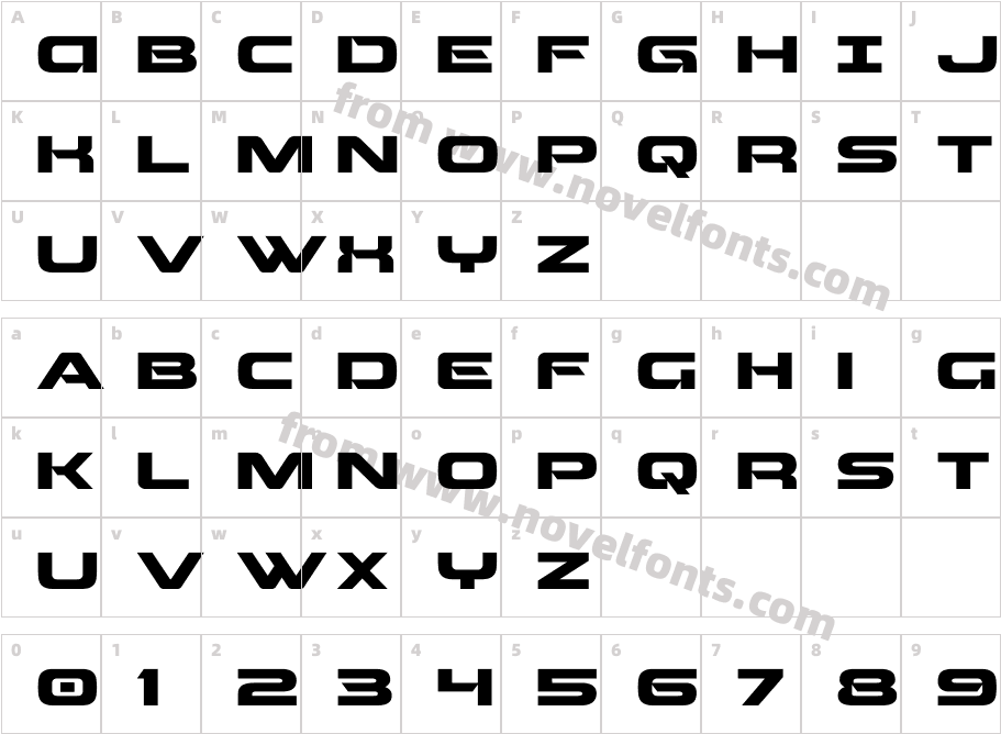 Beam Weapon ExpandedCharacter Map