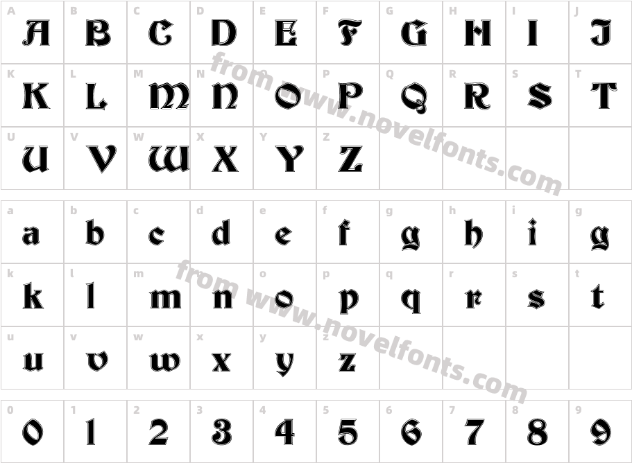 Becker InlineCharacter Map