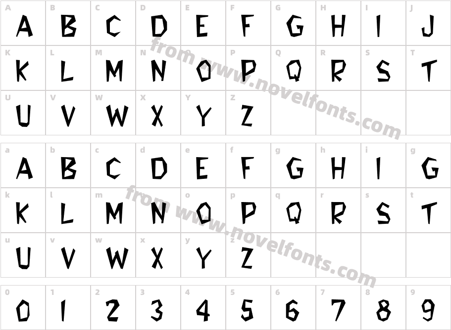 Bedrock LightCharacter Map