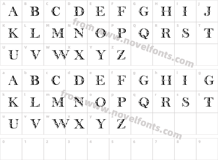 BeffleCharacter Map