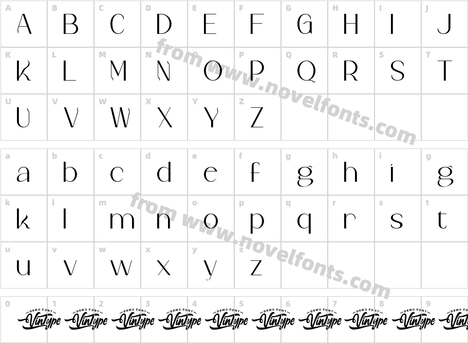 Belirium Demo RegularCharacter Map