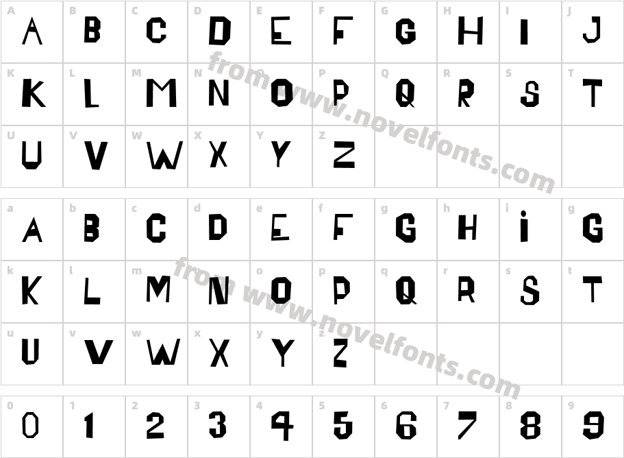 BensfolkCharacter Map