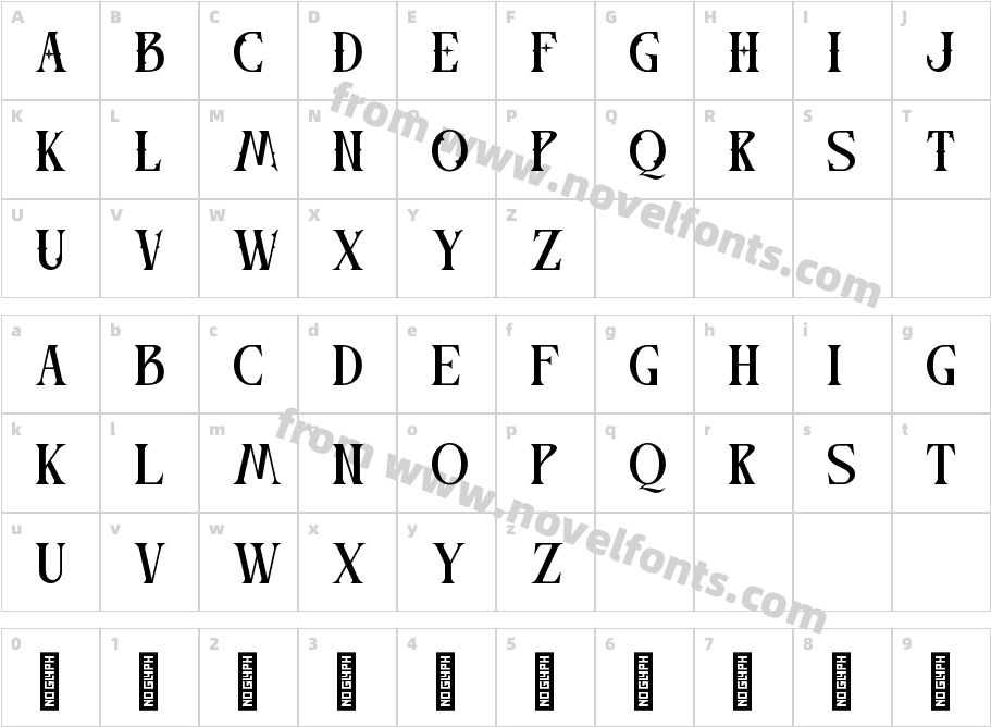 Besxov Demo Version RegularCharacter Map