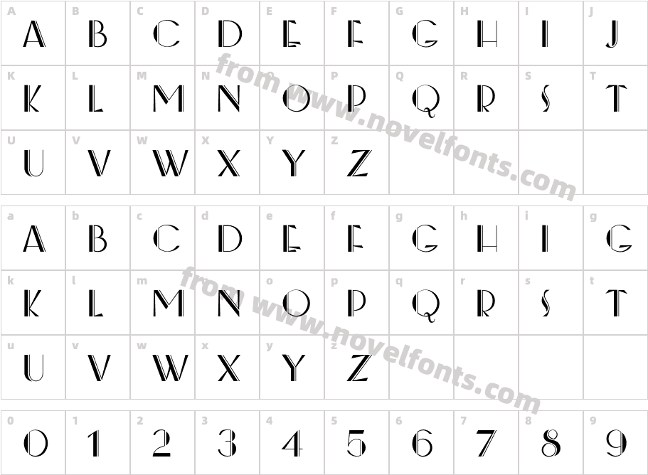 Beverly Hills CGCharacter Map