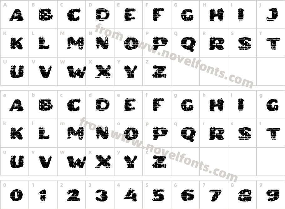 Bata MerahCharacter Map