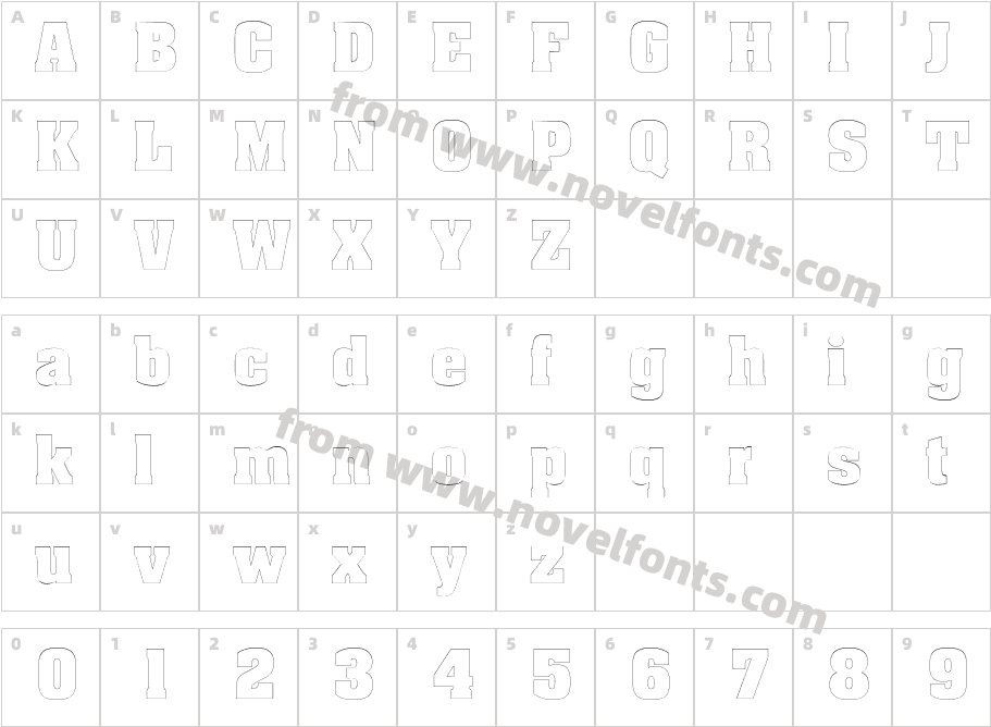 Billboard OutlineSWFTECharacter Map