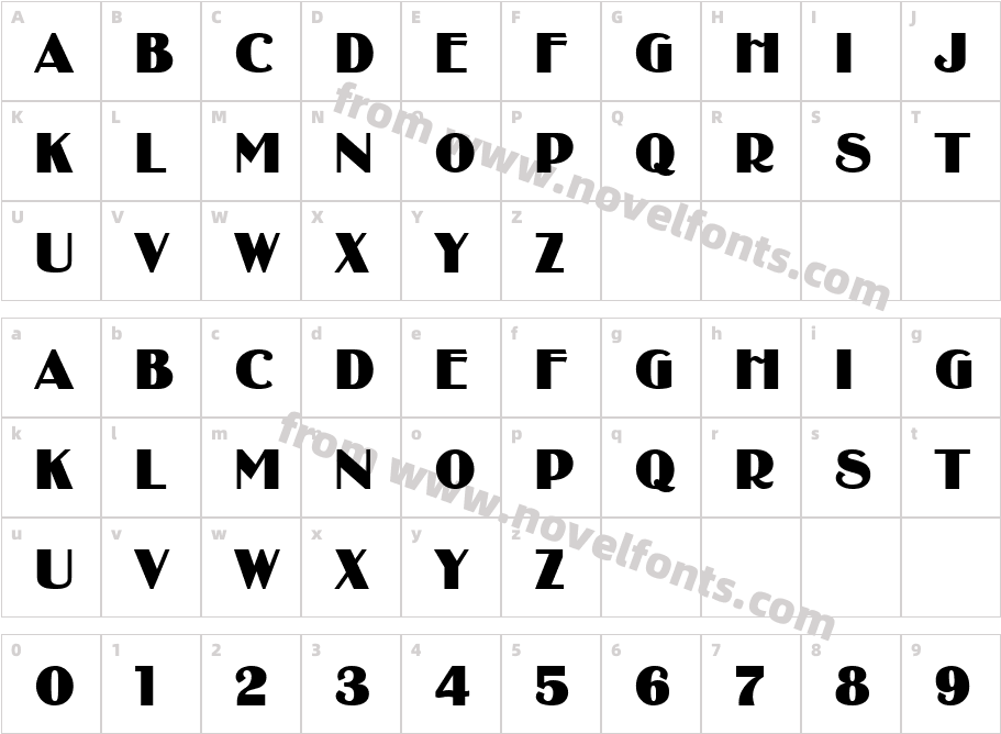 BinnerPCharacter Map