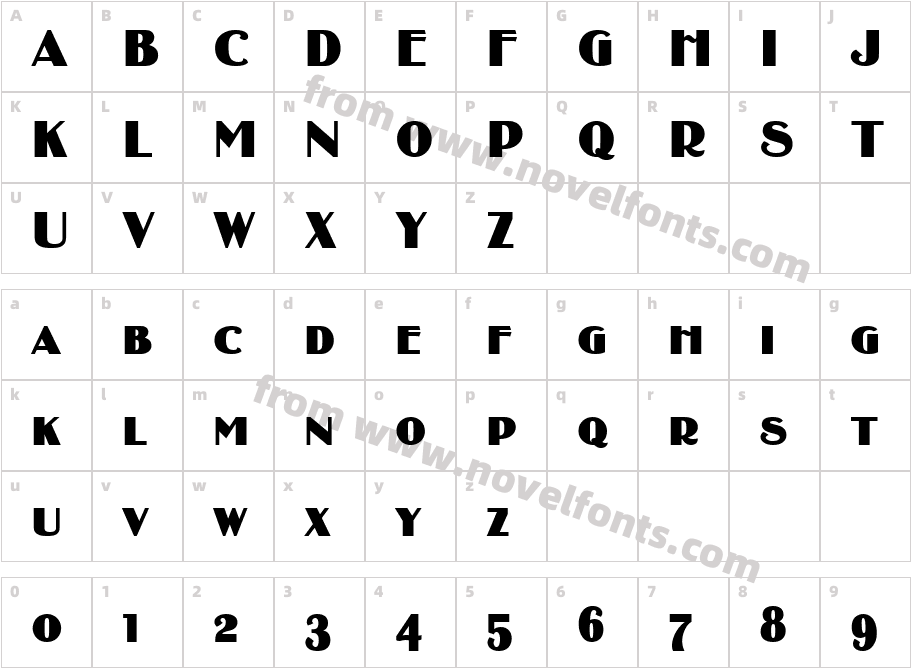 BinnerSCDCharacter Map