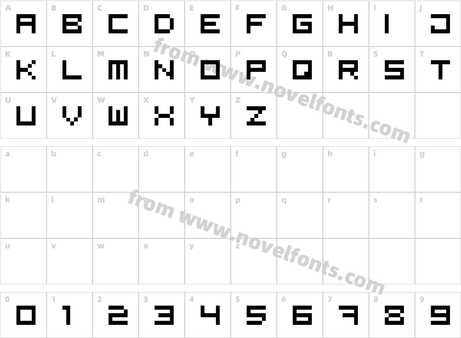 Bit5Character Map