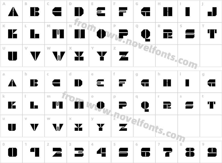 Black Circuit DemoCharacter Map