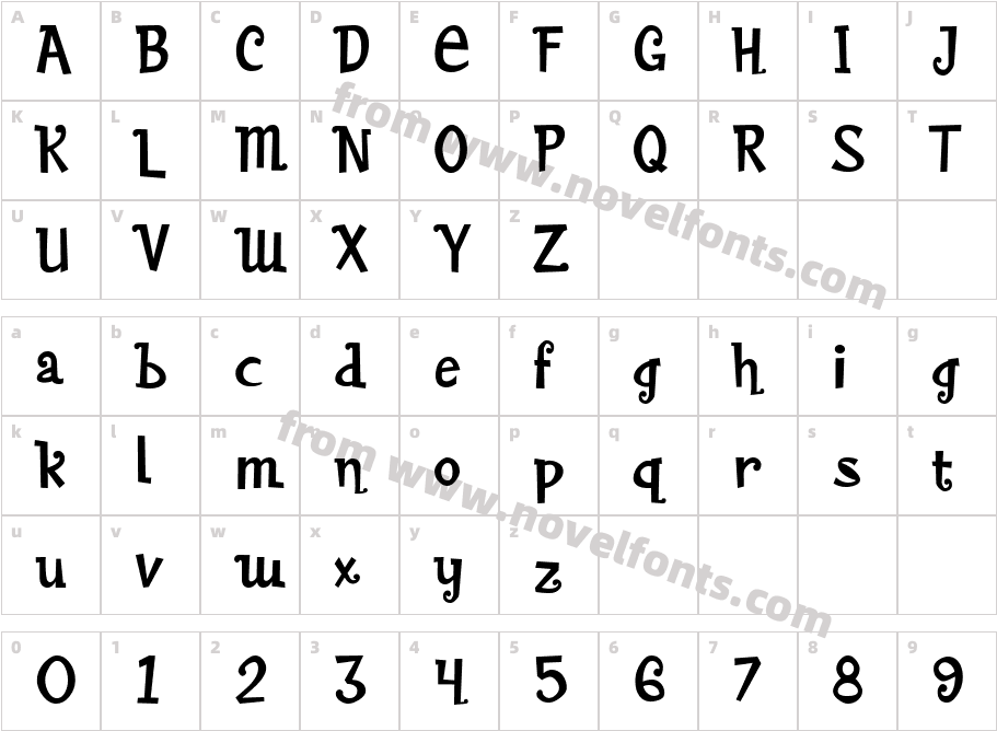 Blairesque Festive JFCharacter Map