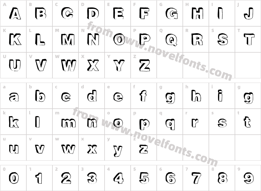 Block Dog BackCharacter Map