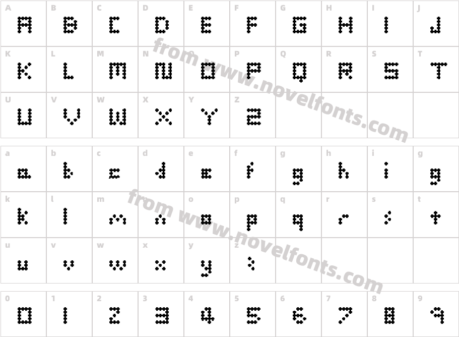 Block Plus RegularCharacter Map