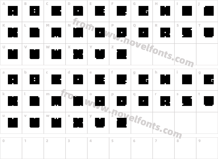 BlockCharacter Map