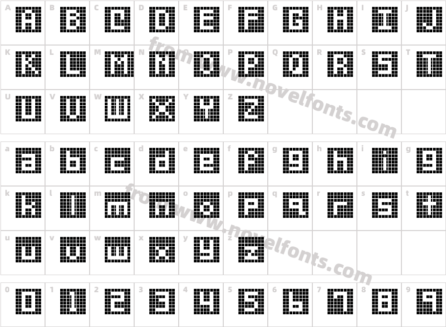 Blockade RegularCharacter Map