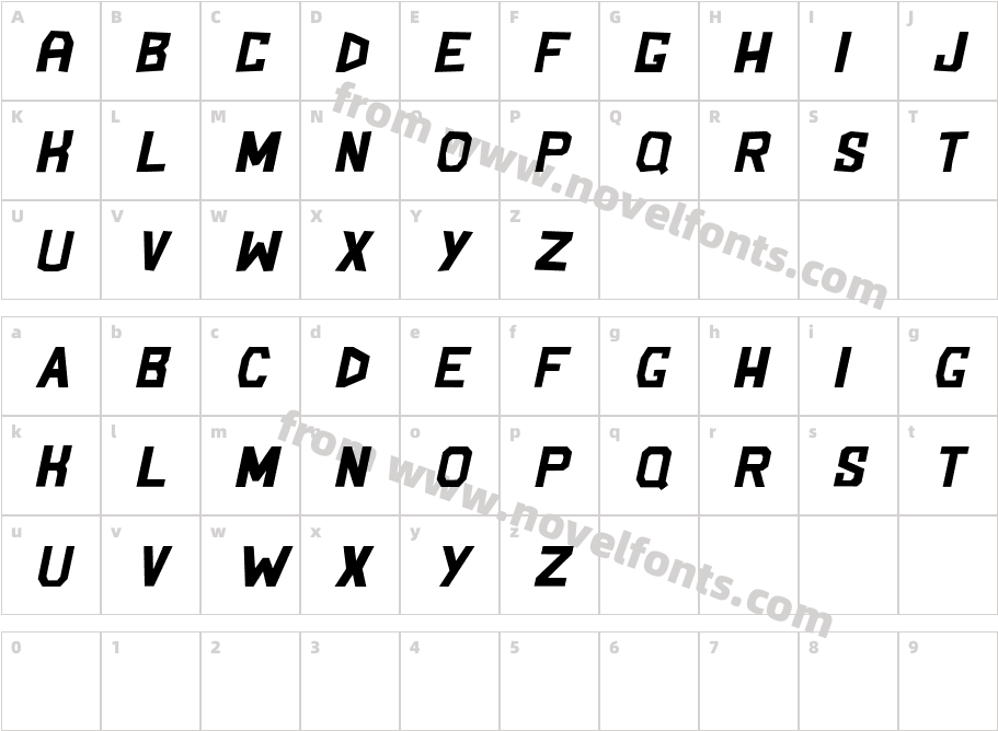 Blockem SockemCharacter Map