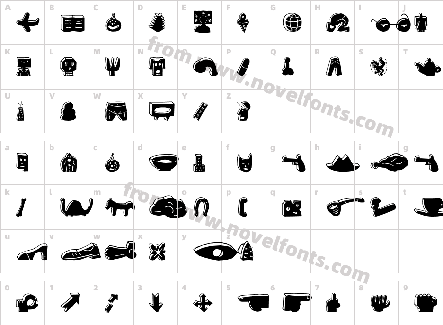 Blockhead Illust Face BlackCharacter Map