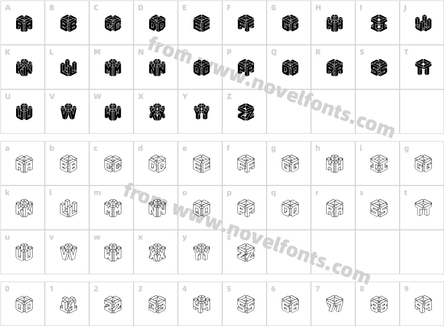 3D LET BRKCharacter Map