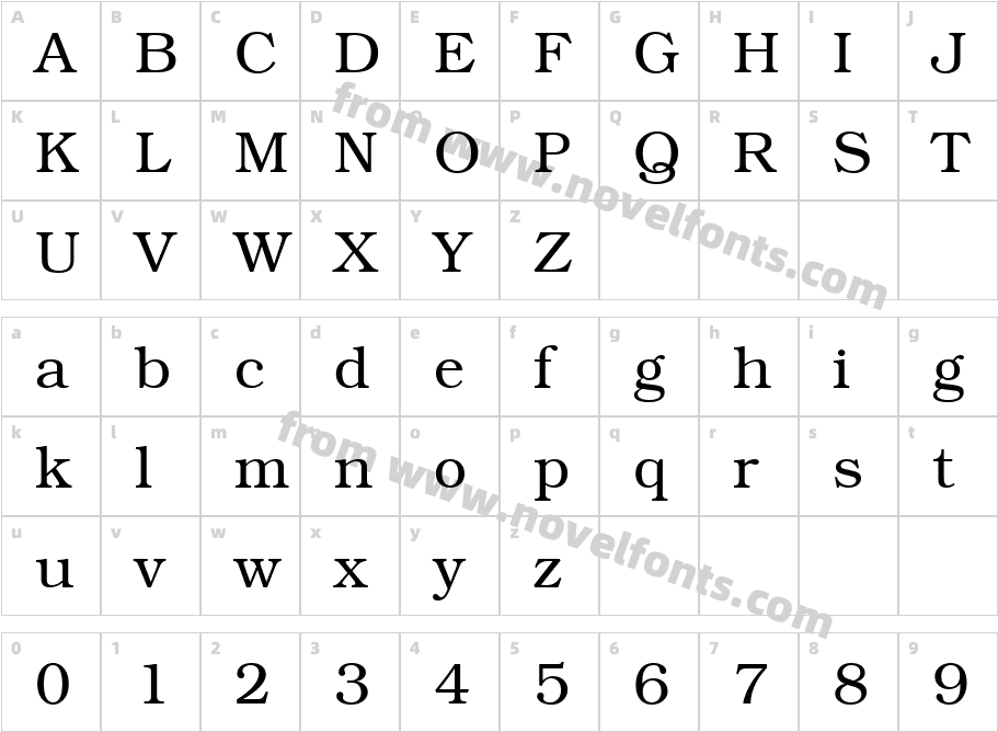 BookmanCTTCharacter Map