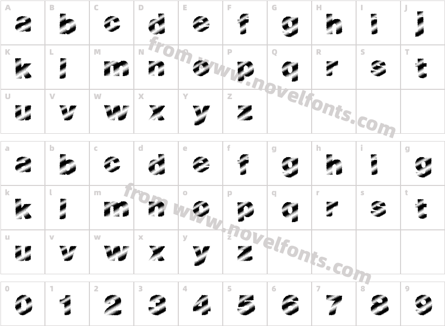 Bould LightCharacter Map